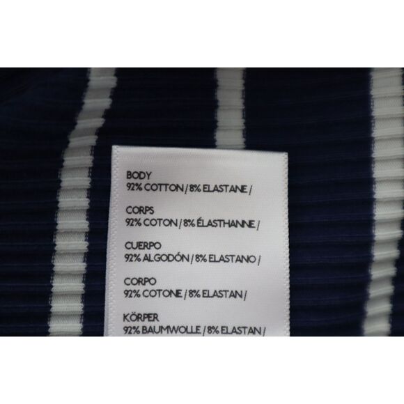 We The Free x Free People OB2223527 Women Sz L Navy Combo Mia Tank-Yd Stripe Top - Picture 8 of 12